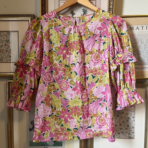 BANJANAN chloe top in crocus XS - Picture 9 of 15